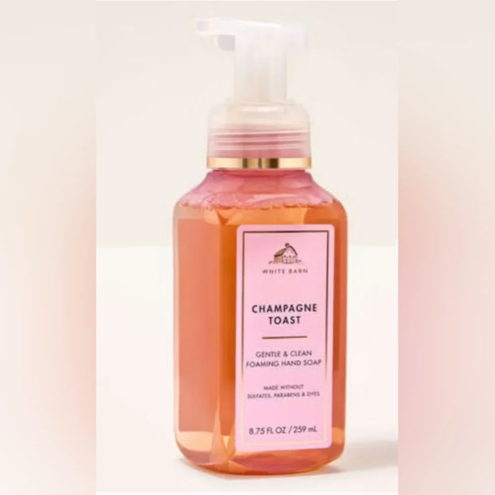 White Barn Champagne Toast Foaming Hand Soap New